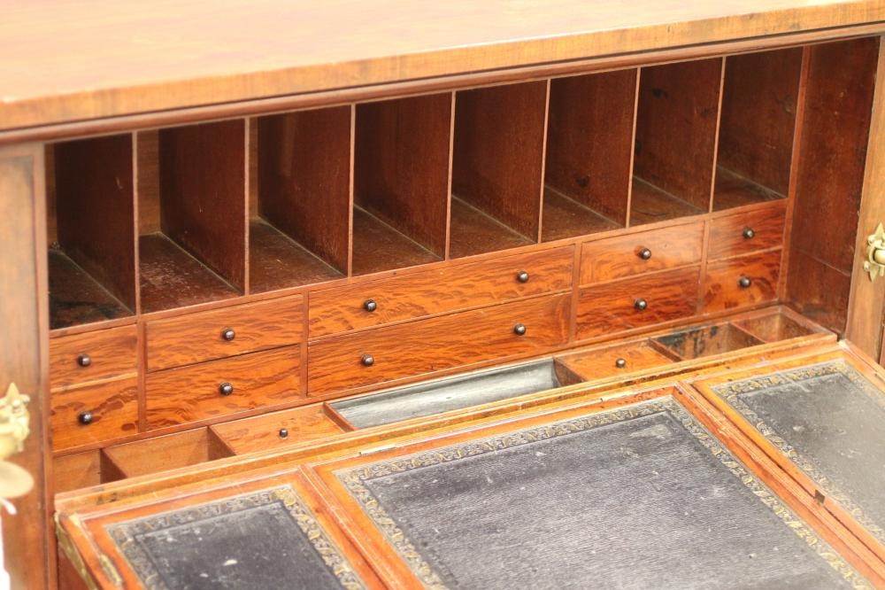 A REGENCY ROSEWOOD WRITING CABINET Image