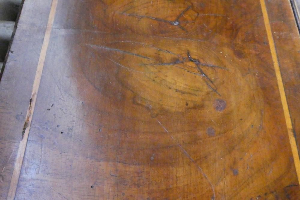 A GEORGIAN WALNUT BUREAU Image