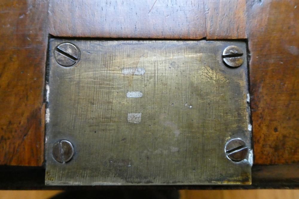 A GEORGIAN WALNUT BUREAU Image