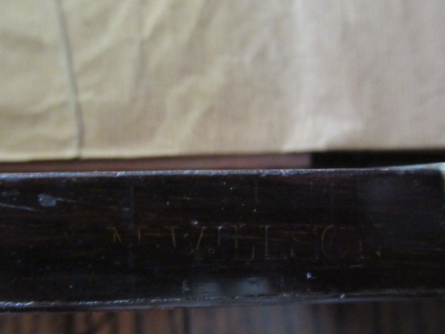 A WILLIAM IV ROSEWOOD WORK TABLE Image