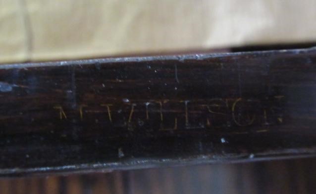 A WILLIAM IV ROSEWOOD WORK TABLE Image