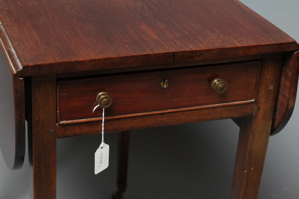 A MAHOGANY(?) PEMBROKE TABLE Image