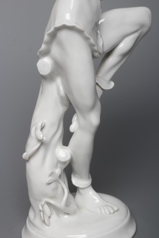 AFTER GUSTAV OPPEL - a Volkstedt blanc-de-chine porcelain figure Image
