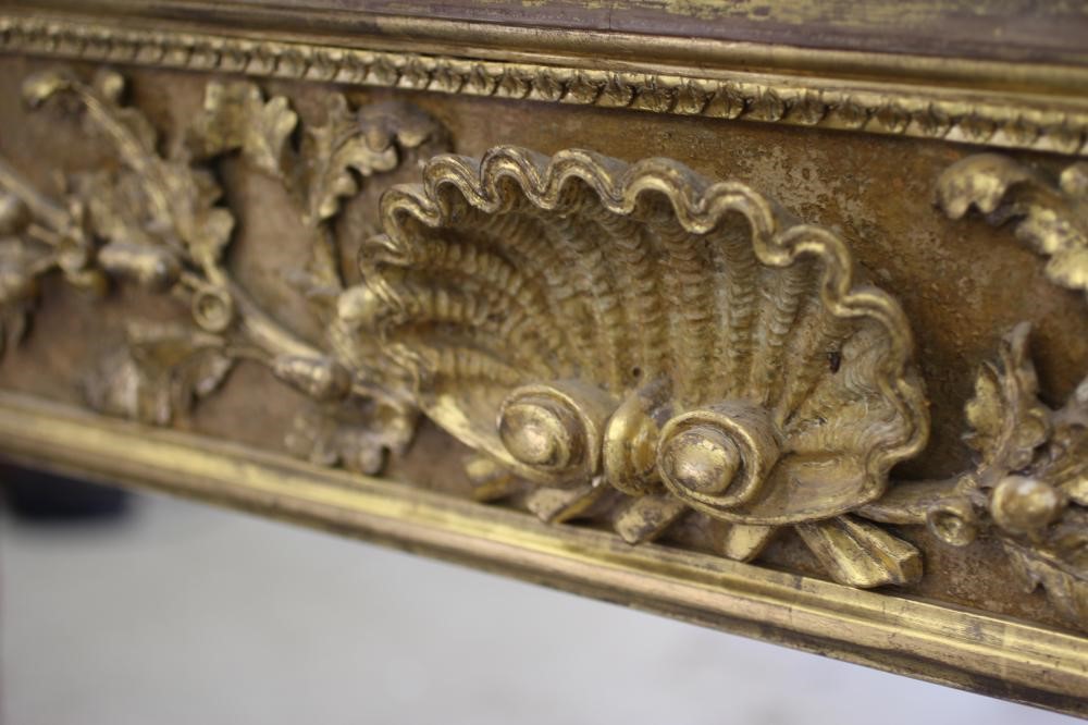 A REGENCY GILT GESSO OVERMANTEL Image