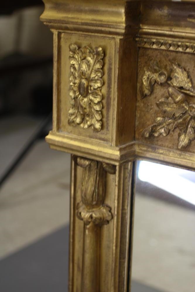 A REGENCY GILT GESSO OVERMANTEL Image