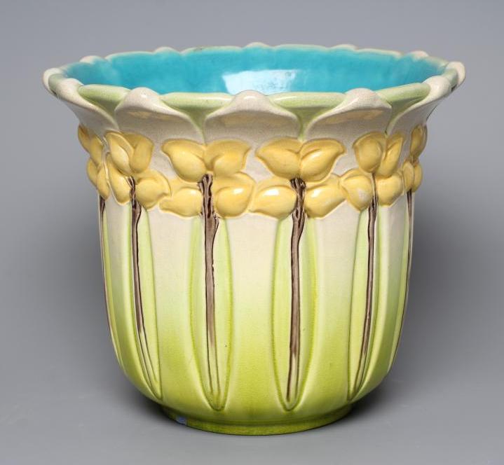 A BURMANTOFTS FAIENCE JARDINIERE Image