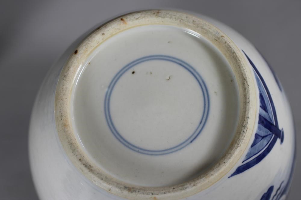 A PAIR OF CHINESE PORCELAIN JARS AND COVERS of ovoid form Image