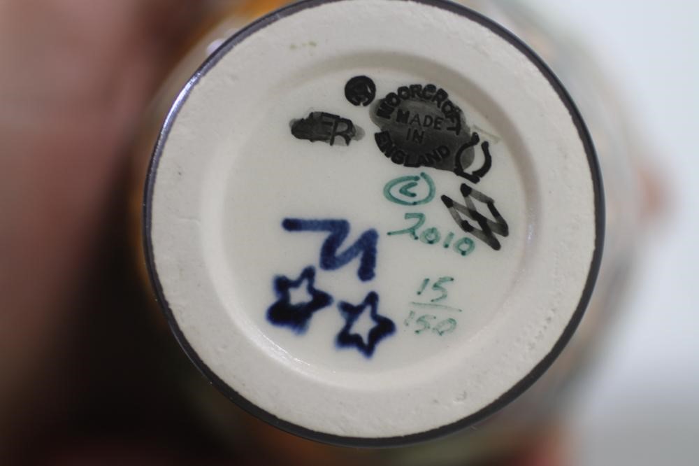 A MOORCROFT POTTERY LIMITED EDITION FIELDMICE PATTERN VASE Image