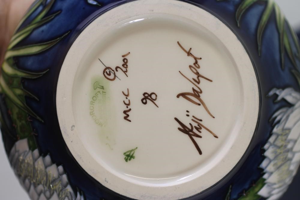 THREE MOORCROFT POTTERY VASES Image