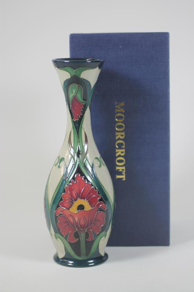 A MOORCROFT POTTERY VASE Image