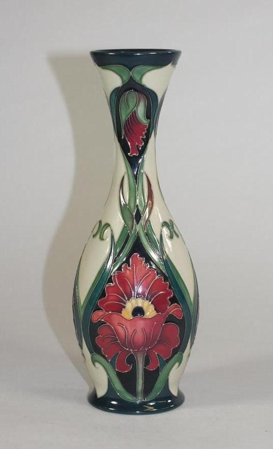 A MOORCROFT POTTERY VASE Image