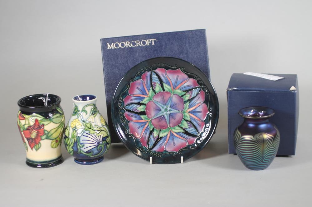 TWO MOORCROFT POTTERY VASES Image