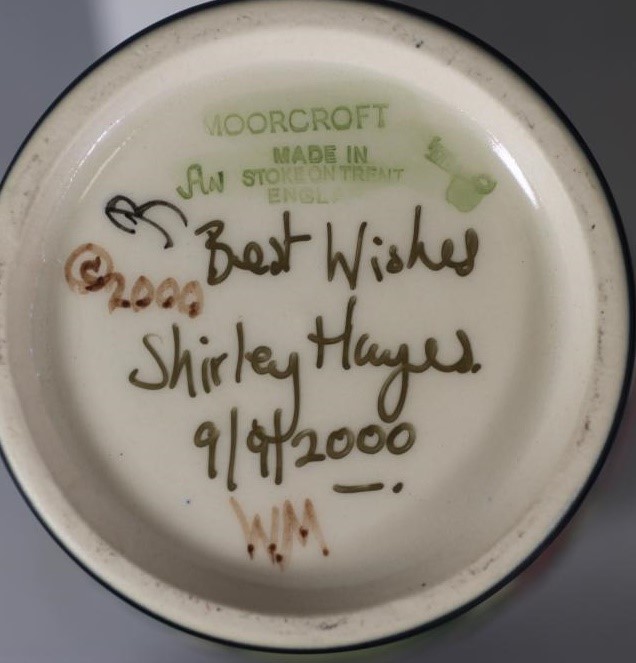 TWO MOORCROFT POTTERY VASES Image