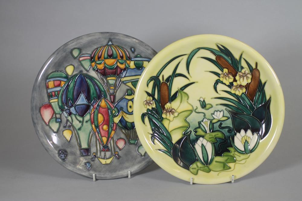 TWO MOORCROFT POTTERY DISHES Image