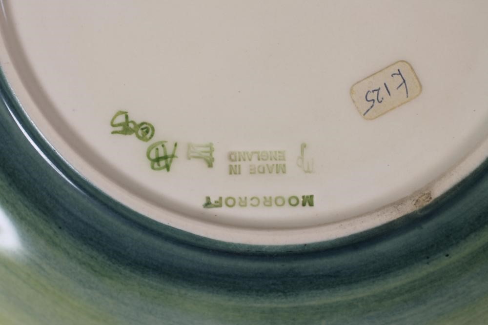 TWO MOORCROFT POTTERY DISHES Image