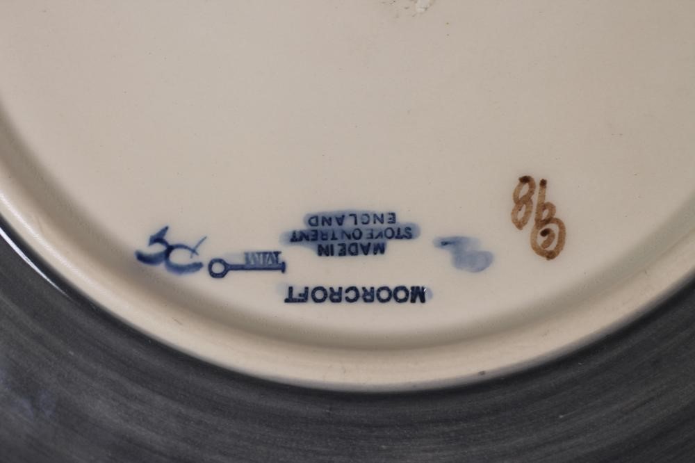 TWO MOORCROFT POTTERY DISHES Image