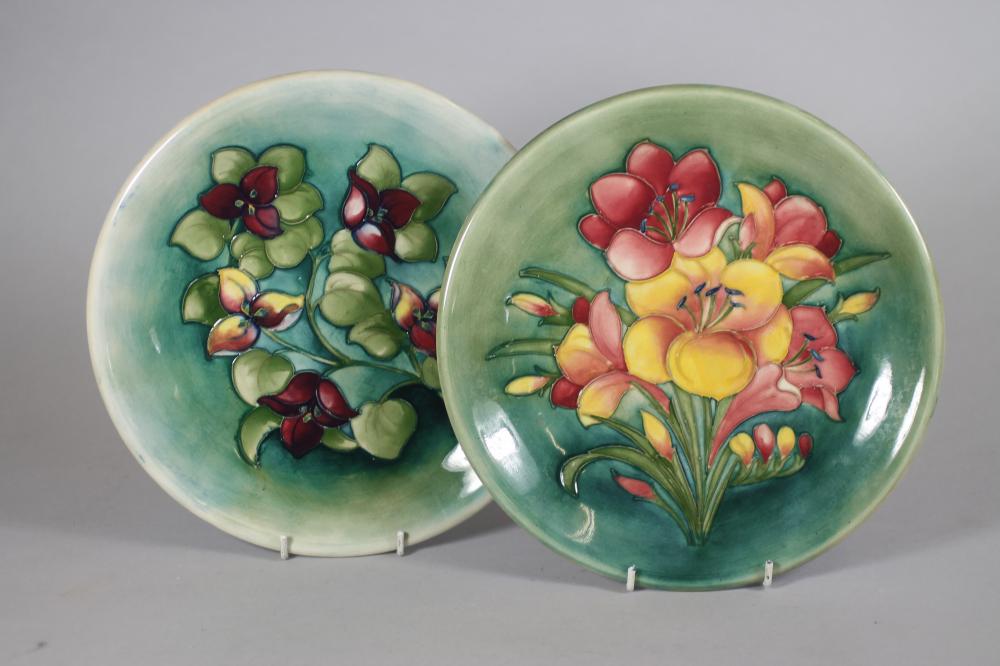 TWO  MOORCROFT POTTERY DISHES Image