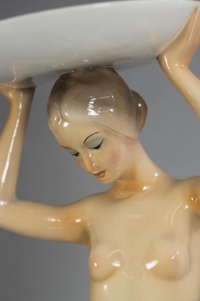 AN ITALIAN RONZAN EARTHENWARE FIGURE Image