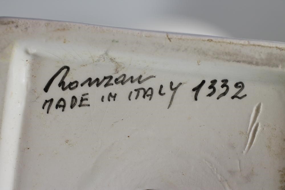 AN ITALIAN RONZAN EARTHENWARE FIGURE Image