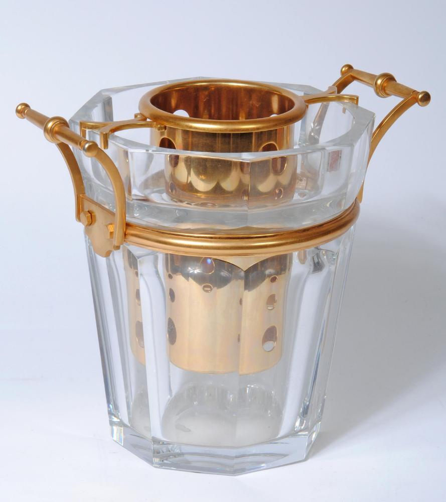 A BACCARAT CRISTAL WINE COOLER Image