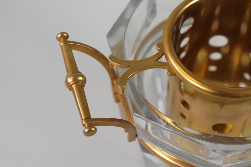 A BACCARAT CRISTAL WINE COOLER Image