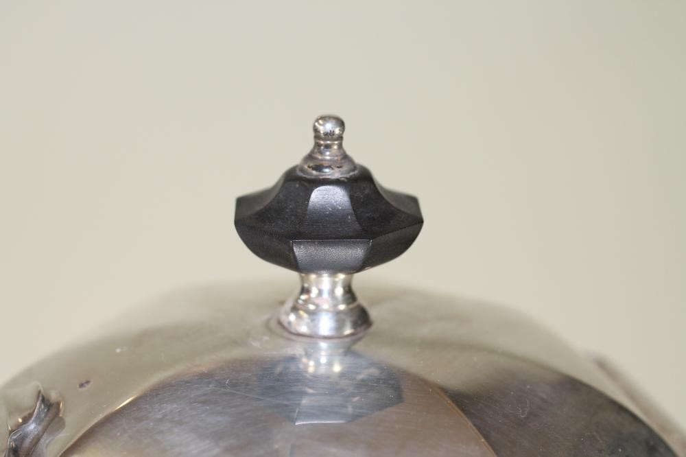 *A SILVER THREE PIECE TEA SERVICE Image