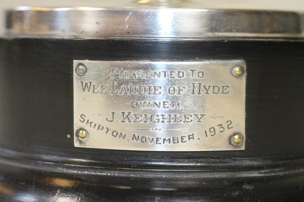 A SILVER TROPHY CUP Image