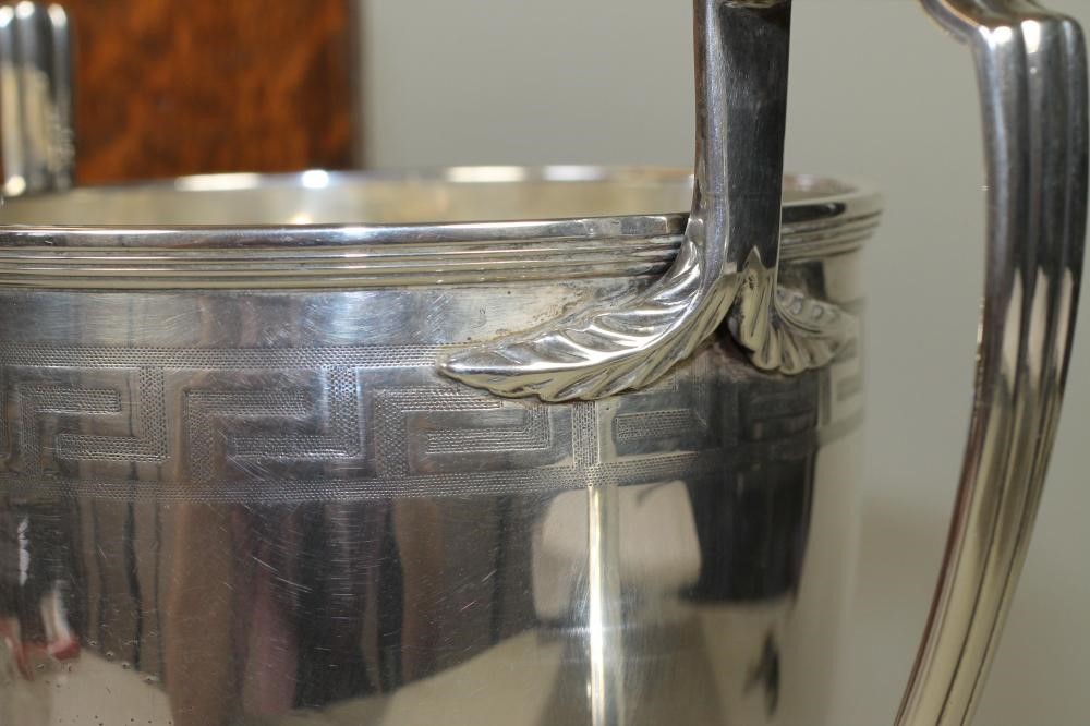 *A LATE GEORGE III SILVER TROPHY CUP Image