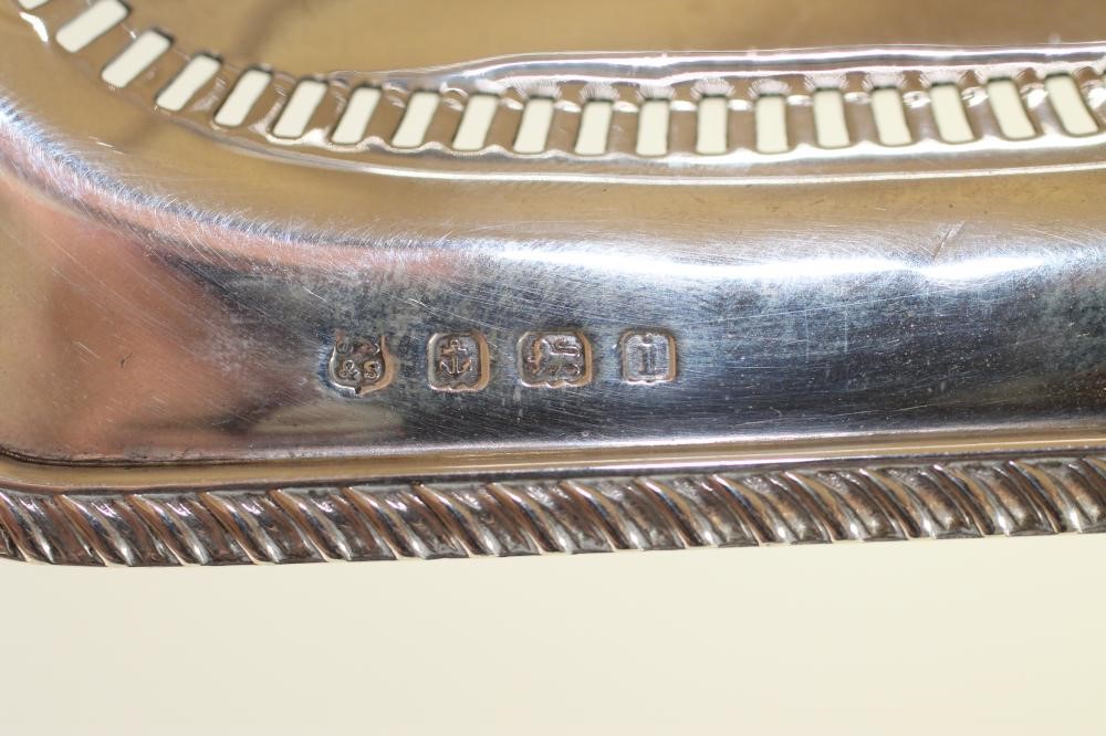 AN EDWARDIAN SILVER  BONBON DISH Image