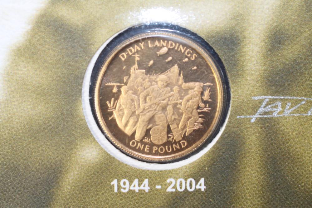 A GOLD COIN FIRST DAY COVER Image