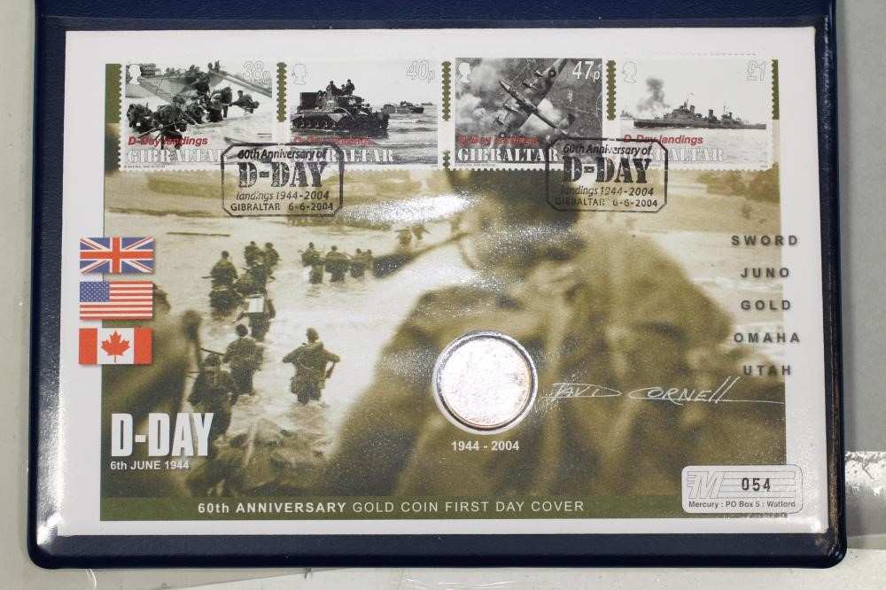 A GOLD COIN FIRST DAY COVER Image