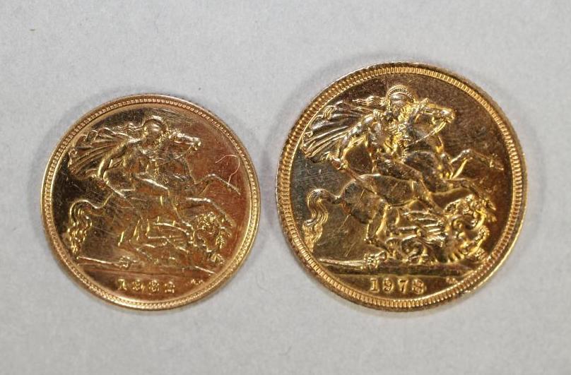 AN ELIZABETH II GOLD SOVEREIGN Image