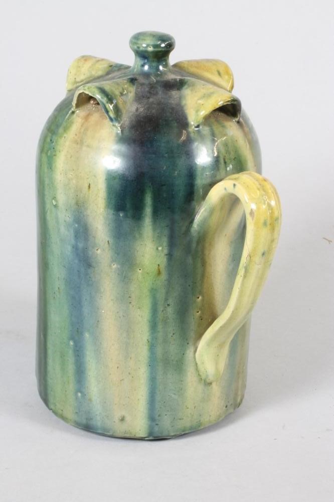 A SCOTTISH EARTHENWARE CANDLE HOLDER Image