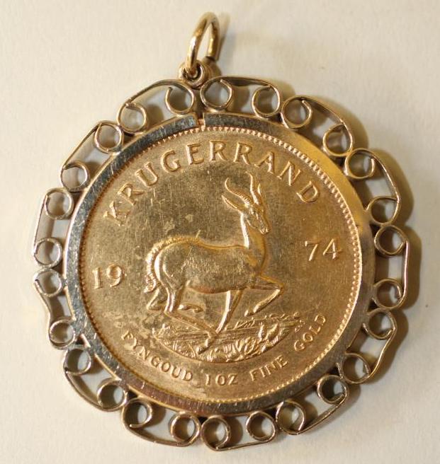 A SOUTH AFRICA GOLD KRUGERRAND Image