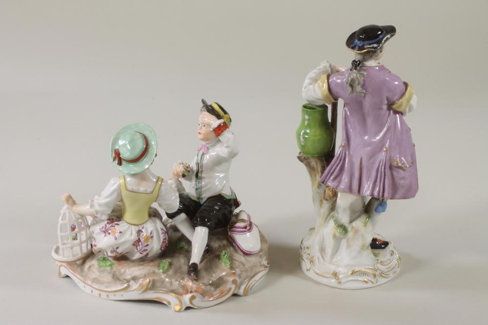 A MEISSEN PORCELAIN FIGURE Image
