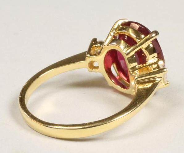 A RUBY DRESS RING Image