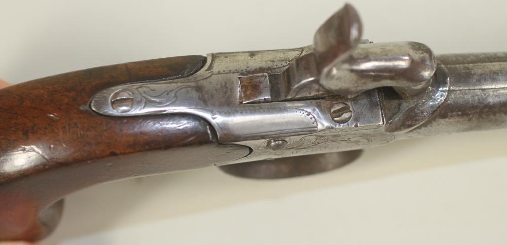 A PERCUSSION PISTOL BY ATTERBURY Image