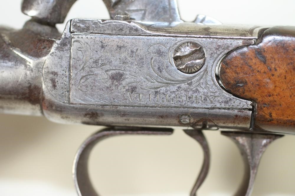 A PERCUSSION PISTOL BY ATTERBURY Image