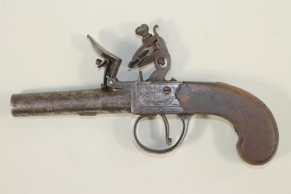 A GEORGE III FLINTLOCK PISTOL BY CALVERT Image