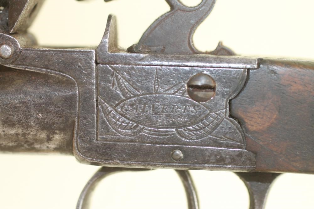 A GEORGE III FLINTLOCK PISTOL BY CALVERT Image