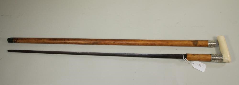 A MALACCA SWORD STICK Image