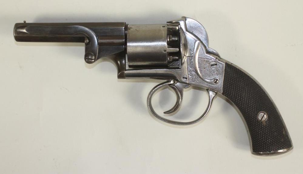 A BENTLEY TYPE SELF COCKING REVOLVER BY T. BRADBURN & SON Image