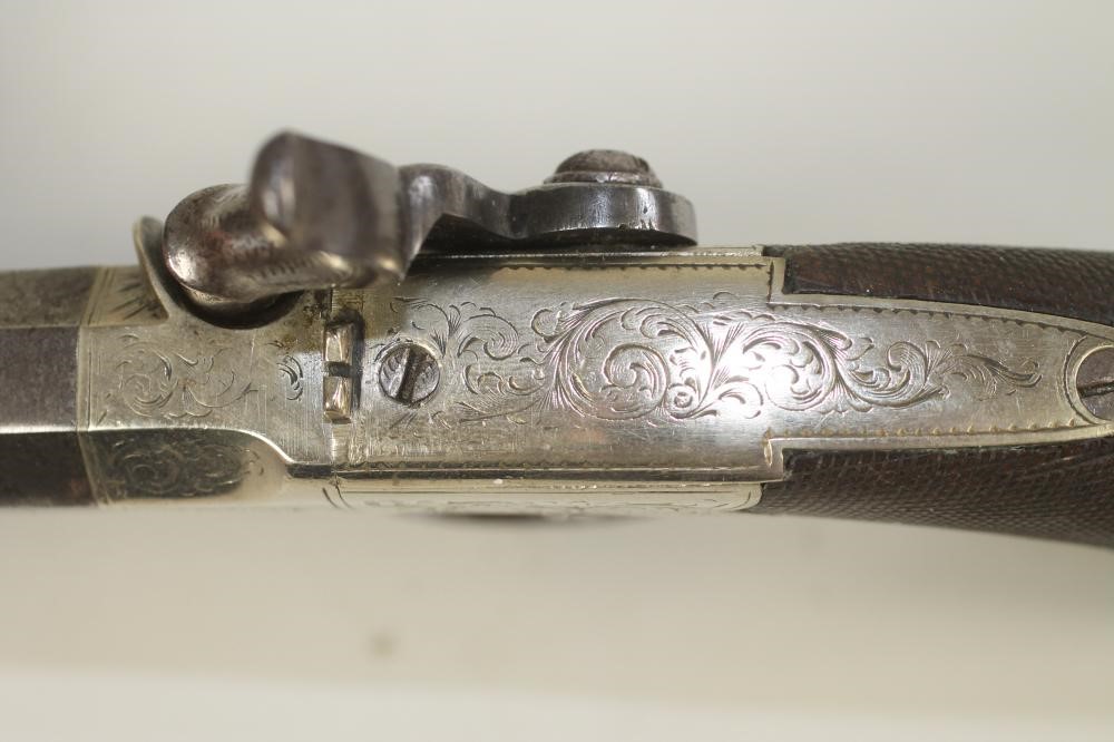 A PERCUSSION PISTOL BY DAVIS Image