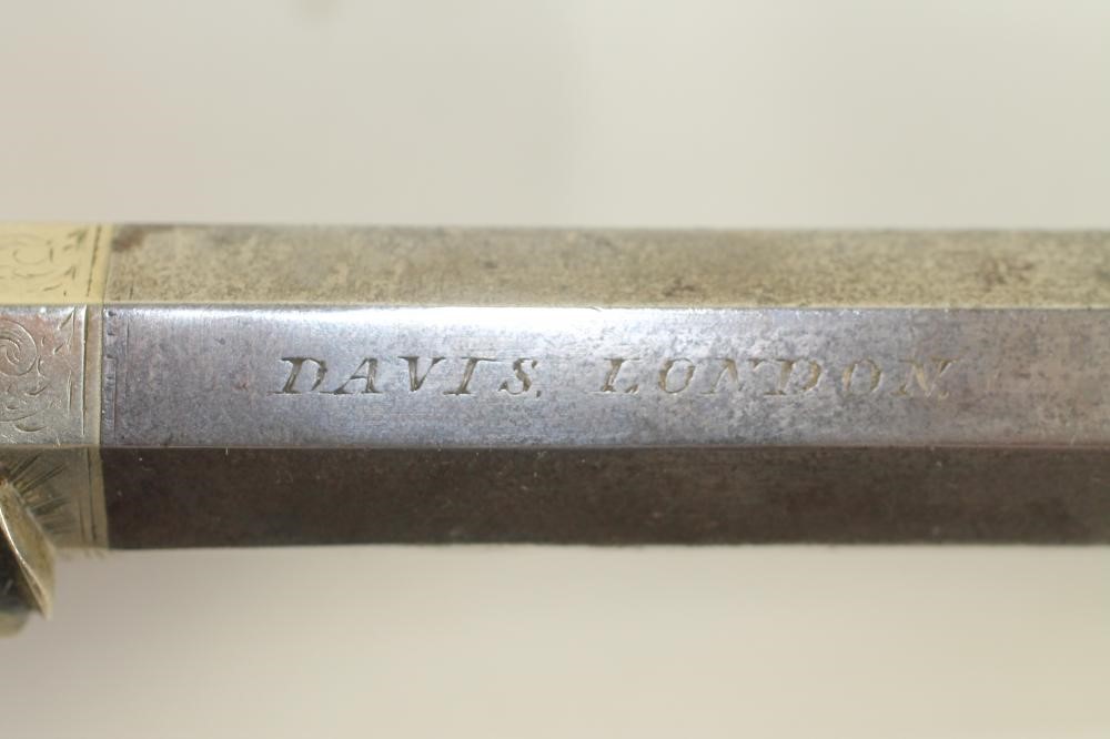 A PERCUSSION PISTOL BY DAVIS Image