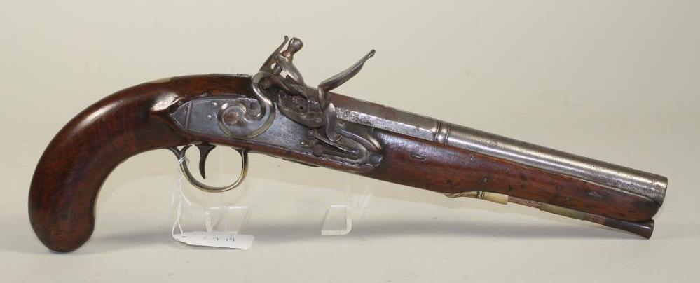 A FLINTLOCK PISTOL BY W. FORBES Image