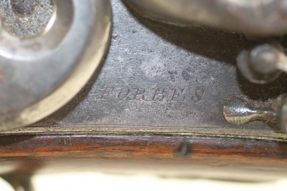 A FLINTLOCK PISTOL BY W. FORBES Image