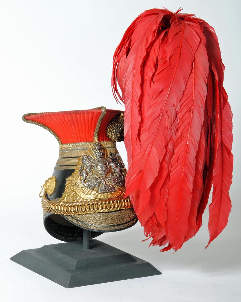 A 12TH LANCER OFFICER'S LANCE CAP Image