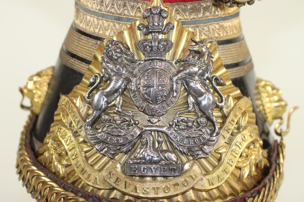 A 12TH LANCER OFFICER'S LANCE CAP Image