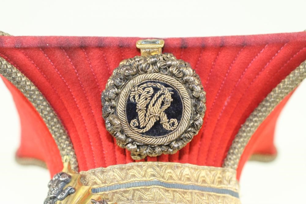 A 12TH LANCER OFFICER'S LANCE CAP Image