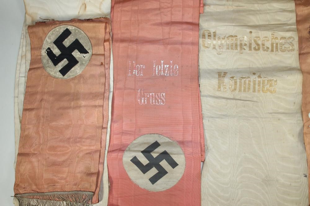 A COLLECTION OF SIX BANNERS FROM THE 1936 BERLIN OLYMPICS Image